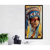 Painting by Numbers Woman Native American Tradition North America